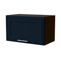 KLAPPHÄNGESCHRANK Salo W4B/60 Lava / Indigo Matt 60 / 32,5 / 36cm - Blum Aventos Klappenbeschlag - Dunkelgrau/Dunkelblau, Holz/Holzwerkstoff (60/36/32.5cm) - Feldmann-Wohnen