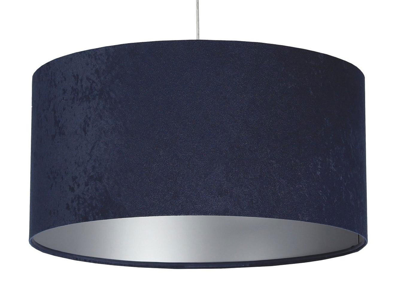 HÄNGELEUCHTE Blau 40/20 cm - Blau/Silberfarben, Kunststoff (40/0.6/20cm) - ONZENO