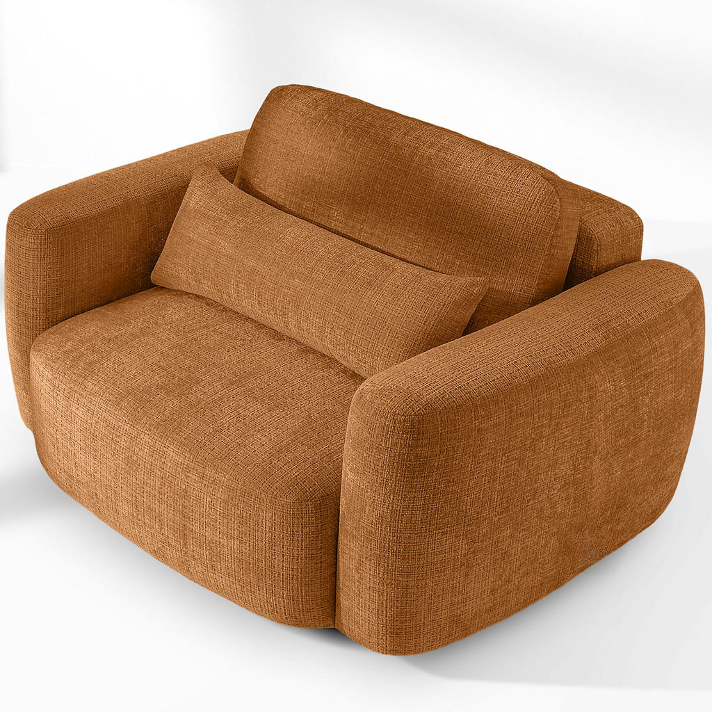 Thumbnail - Konsimo® Sessel, Rot, Holz, Textil, 145x85x115 cm, Wohnzimmer, Sessel, Polstersessel