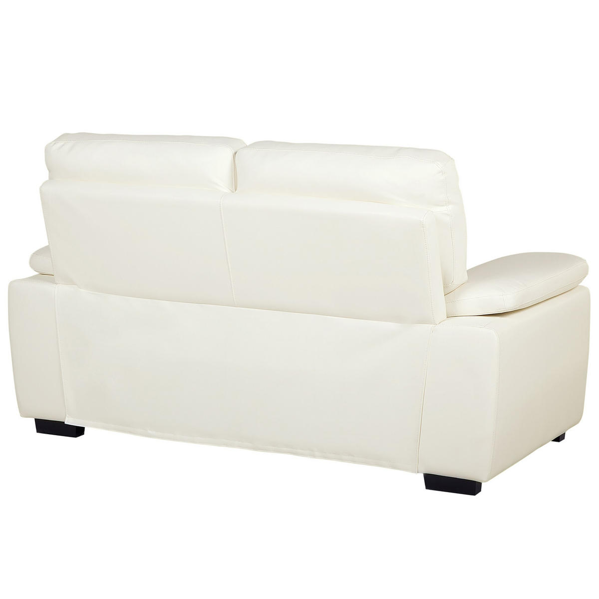2-SITZER-SOFA Kunstleder Beige Vogar - Beige, Kunststoff/Textil (156/90/74cm) - Beliani