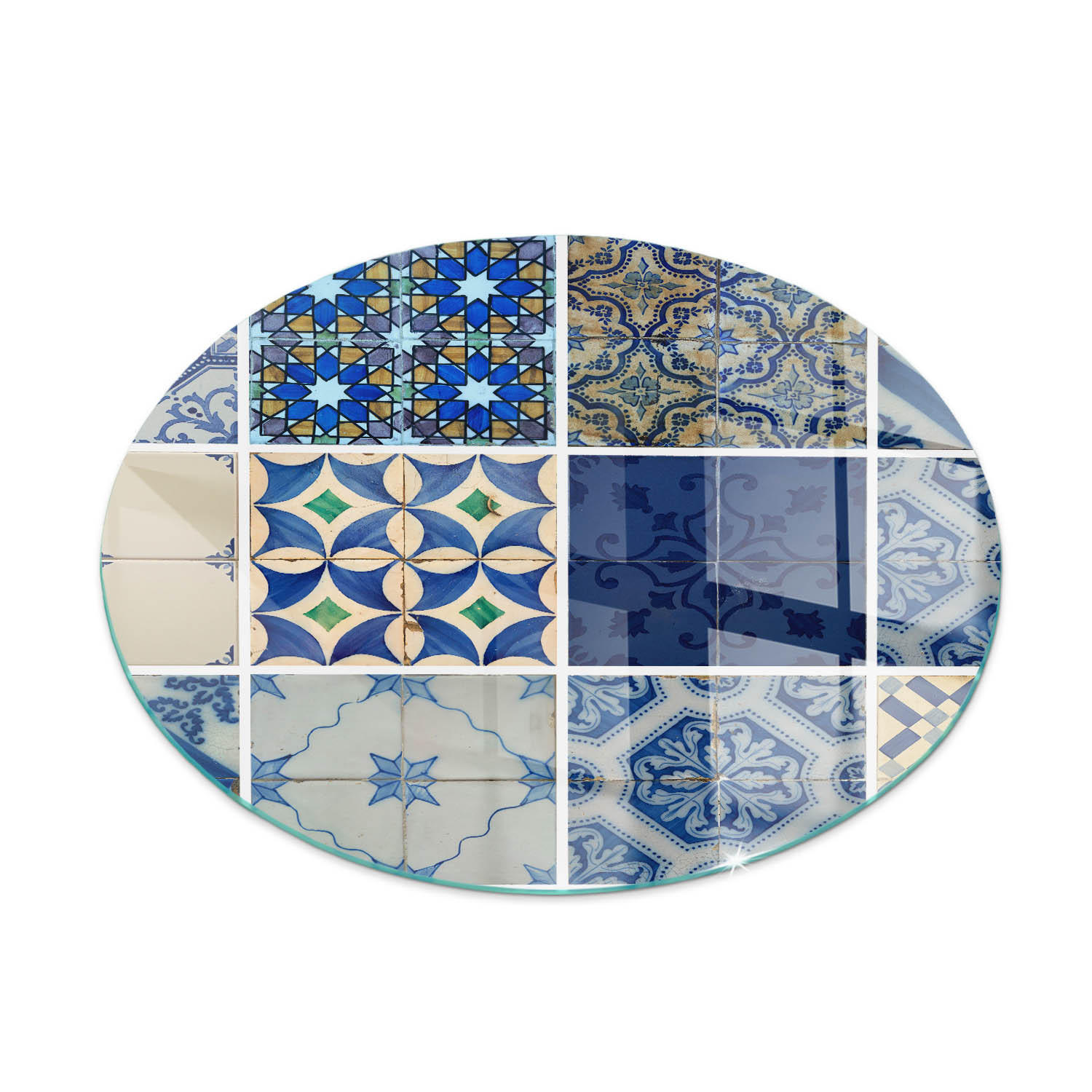 ArtPrintCave Glasplatte Blau 60x60x0.4 cm