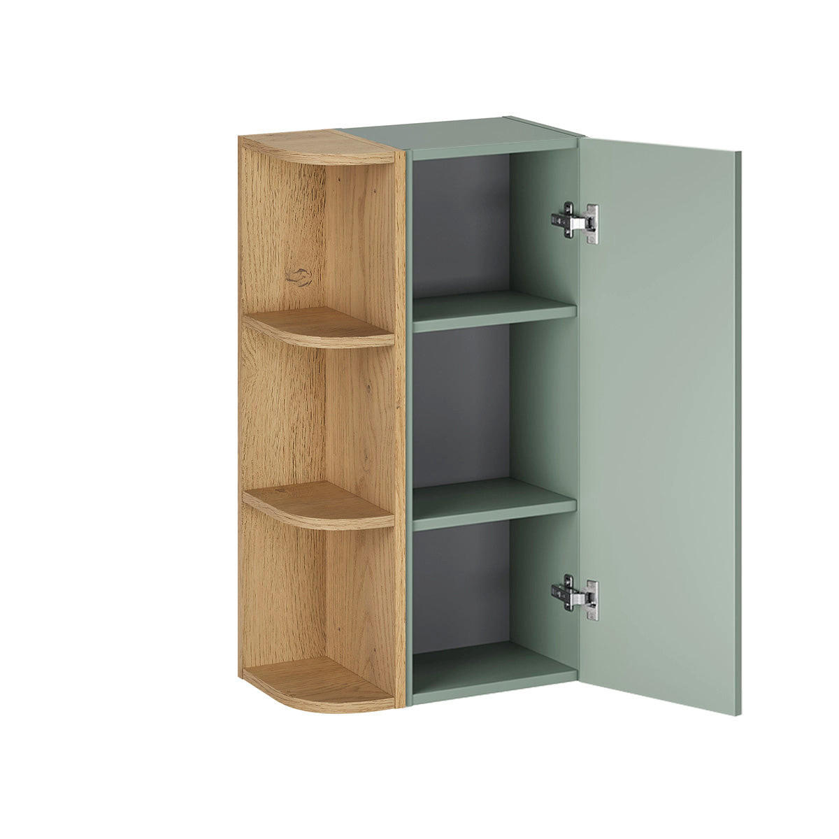 OMARAORIA Zelena - zelena, leseni material (45/80/26.6cm) - Petits-meubles