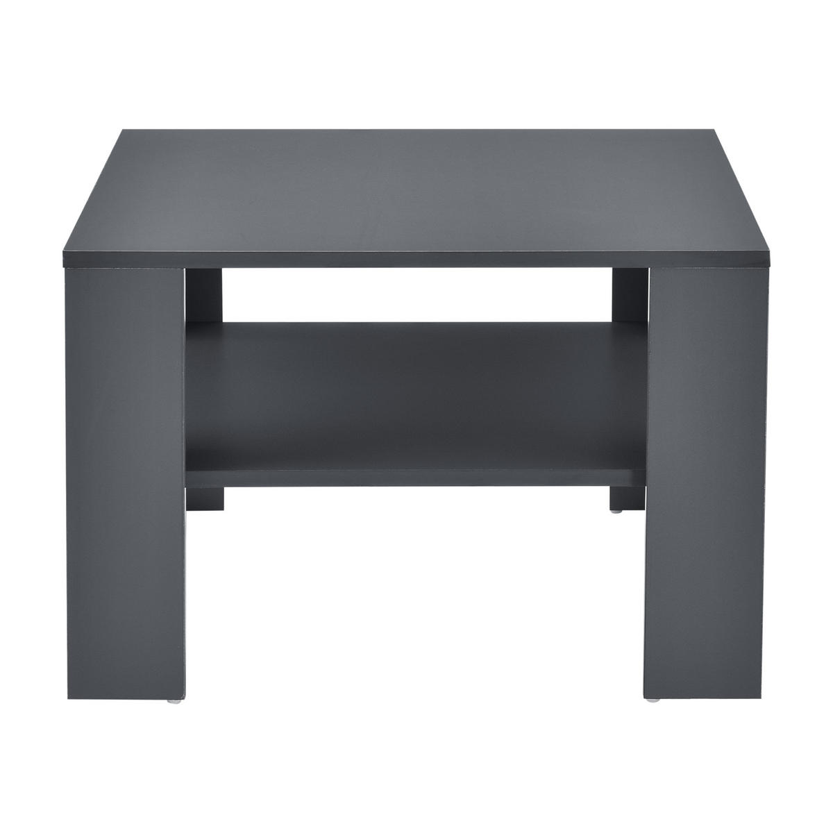 COUCHTISCH Aachen 60/60/40 - Grau, Holzwerkstoff (60/60/40cm) - [en.casa]
