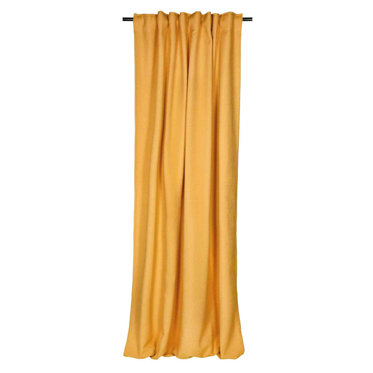SCHLAUFENVORHANG FUN - Gelb, Textil (130/1/250cm) - Esprit