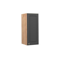 HÄNGESCHRANK Fame-Line Anthrazit-Gold 30 cm - Anthrazit/Eiche Wotan, Holzwerkstoff (30/72/34.1cm) - Vicco