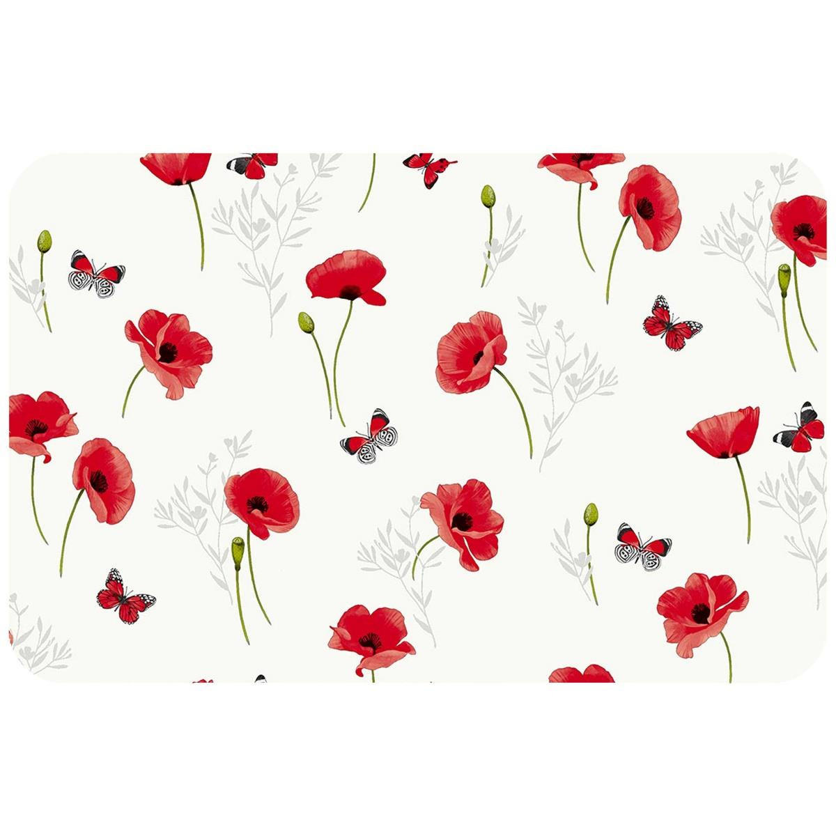 PLATZMATTE Poppyly 30/44 cm - Weiß, Kunststoff (44cm) - Douceur d´intérieur