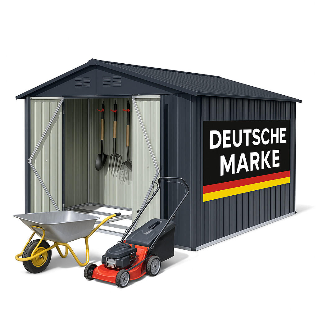 GERÄTEHAUS XXL - Anthrazit, Metall (259/192/313cm) - Albatros