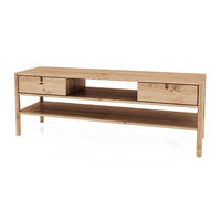 TV-SCHRANK INA Wildeiche - Eiche Bianco, Holz (160/59/46cm) - byoak