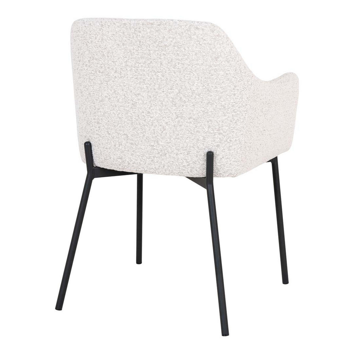 ESSZIMMERSTUHL weiß - Weiß, Textil/Metall (57/80/56cm) - ebuy24