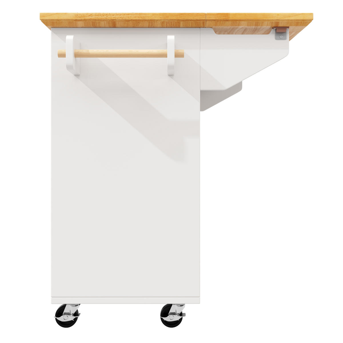 KÜCHENINSEL Weiß 120/73/93 cm - Weiß, Holzwerkstoff (120/93/45cm) - PANGIVO