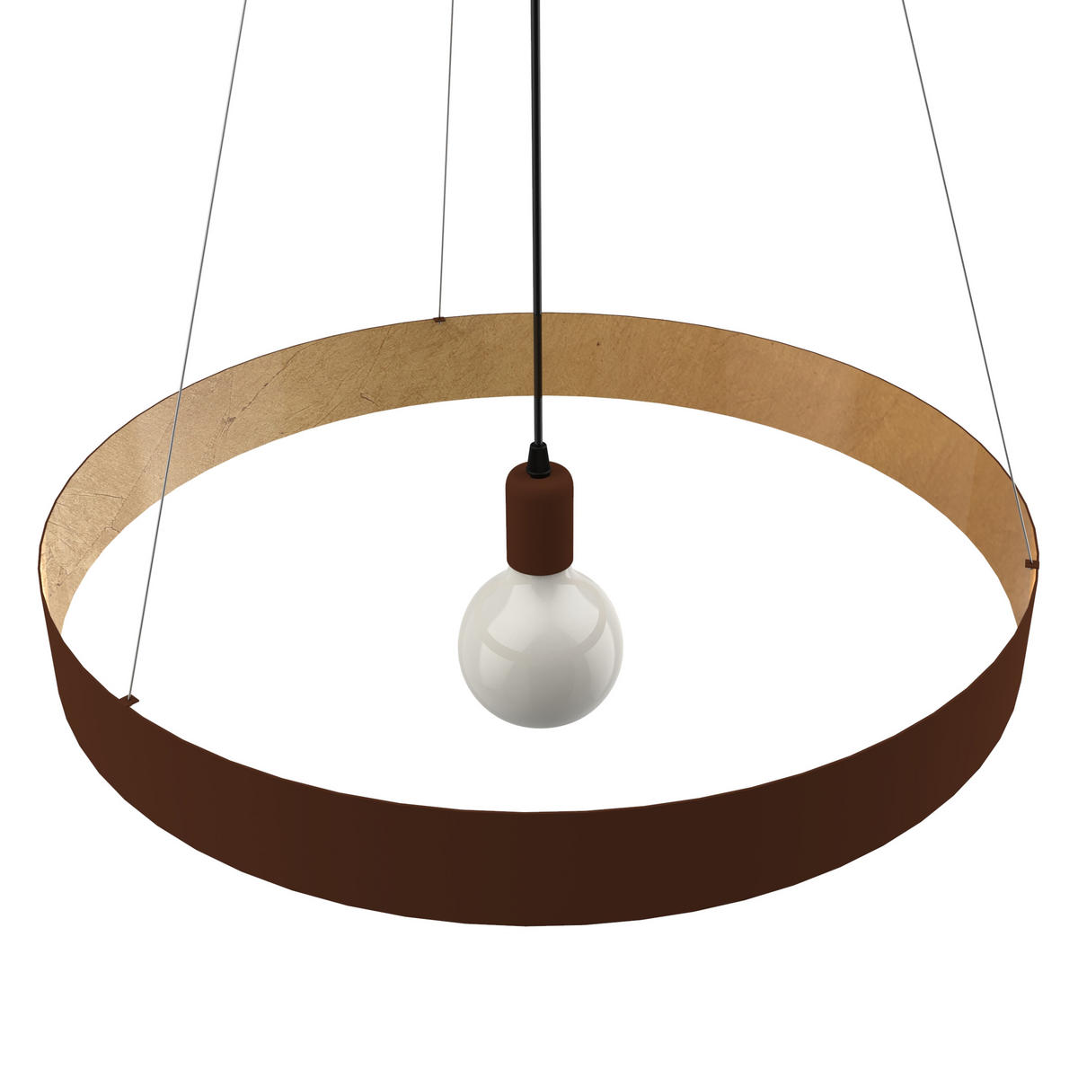 HÄNGELEUCHTE - Goldfarben, Metall (60/60/6cm) - Lumicom