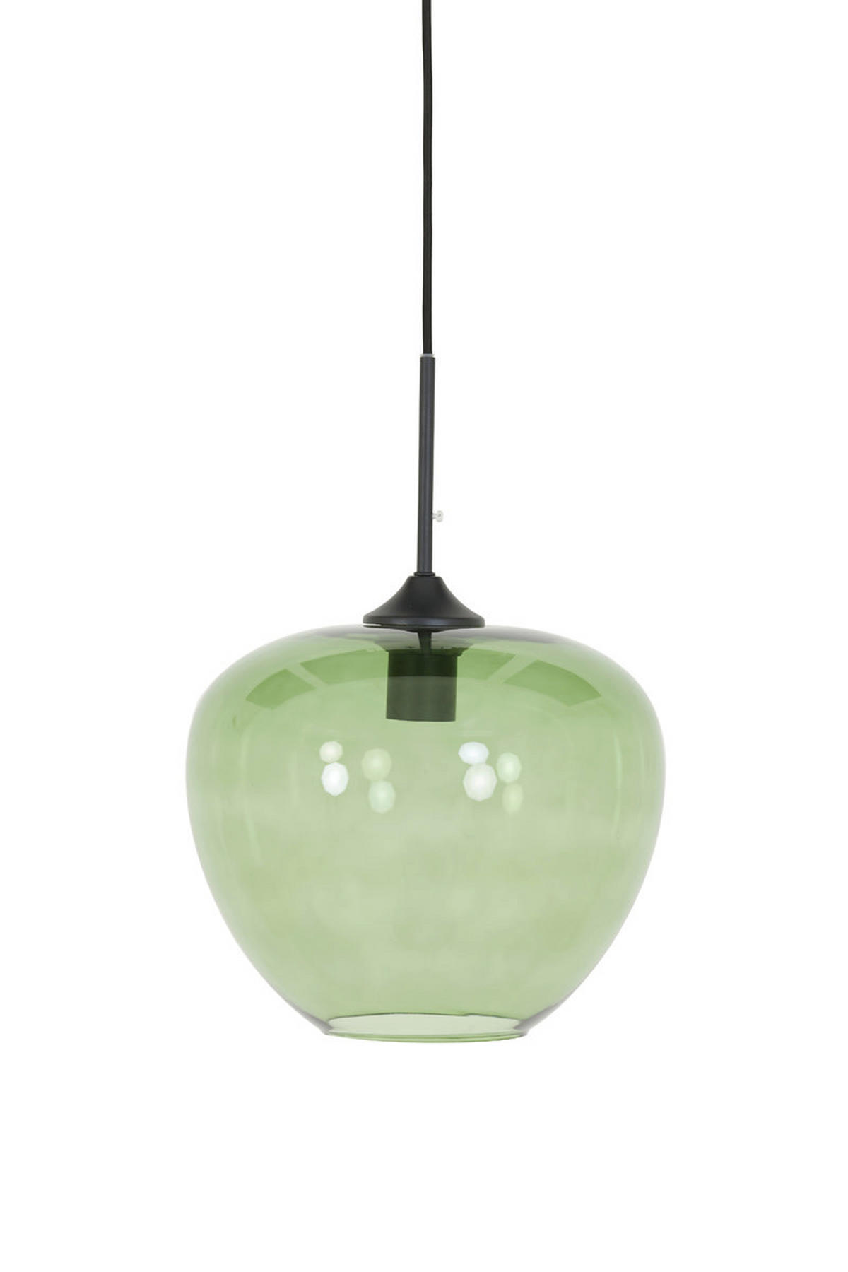 HÄNGELAMPE - Grün - 30/30/25 cm - Grün, Glas (30/30/25cm) - Light & Living