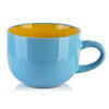 BECHER Basic Nature Blau Gelb 17.5/13/10 cm Keramik - Blau/Gelb, Keramik (0.75L) - Mondex