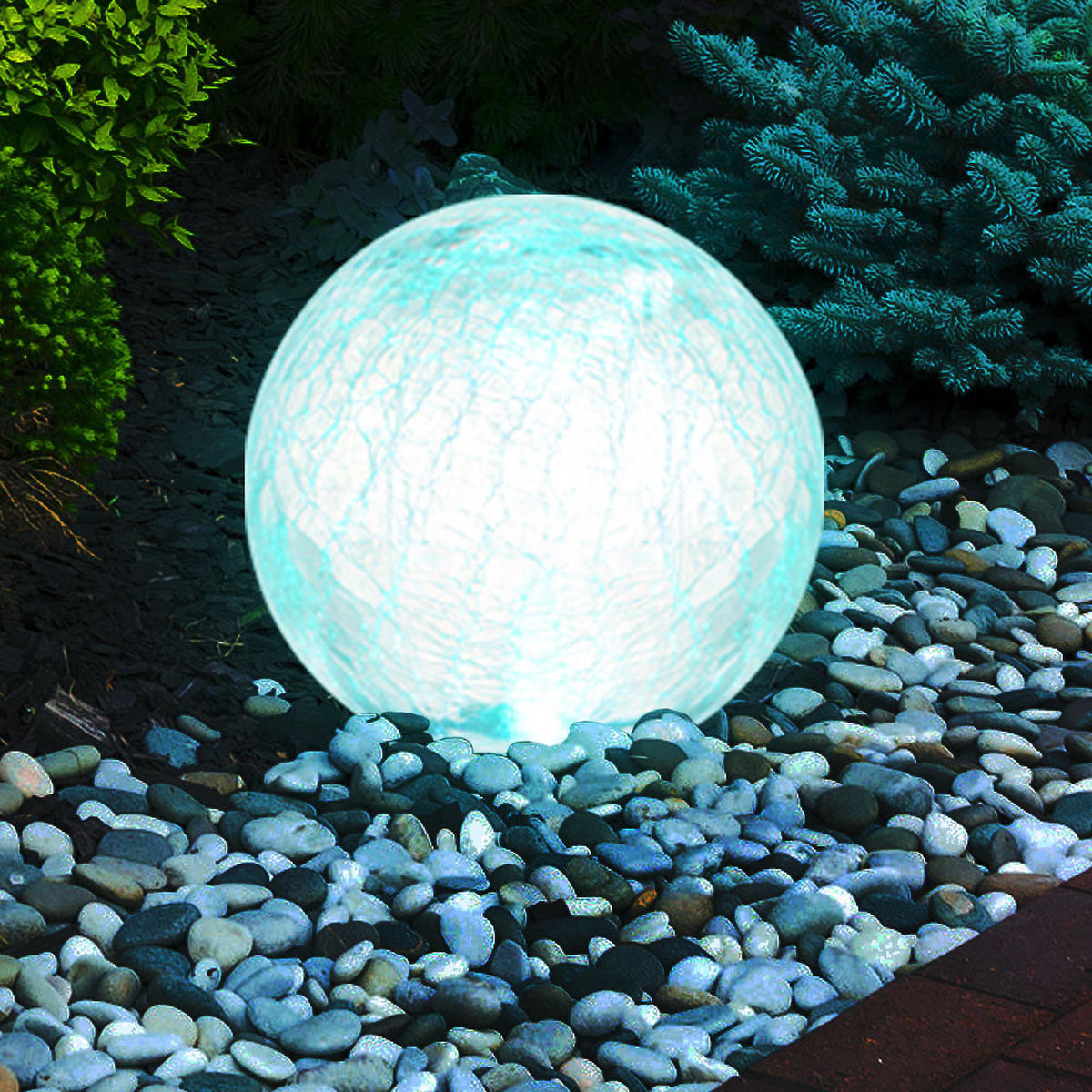 LED AUSSENLEUCHTE Solar Silber - Silberfarben, Metall (15/15/43cm)