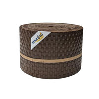 SICHTSCHUTZSTREIFEN Rattan PE für Doppelstabmatten Braun 26m - Braun, Kunststoff (2600/19cm) - ZAUN|ZU