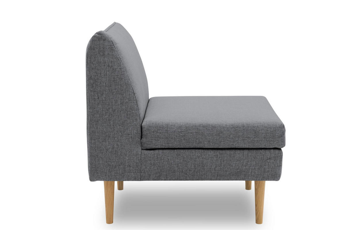 GARTENLOUNGE-SESSEL Braelyn 70x82x82 mit Outdoorbezug in anthrazit - Anthrazit, Kunststoff (82/82/70cm) - 58aufmkessel