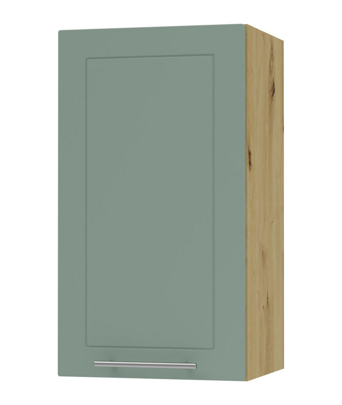 KÜCHENHÄNGESCHRANK Kvantum W2/40 Mint Matt / Eiche Artisan Matt 40 / 32,5 / 72cm - Eiche Artisan/Mintgrün, Holz/Holzwerkstoff (40/72/32.5cm) - Feldmann-Wohnen