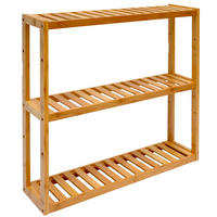 WANDREGAL 60x54x15 cm - Braun, Holz (15/54/60cm) - Dunedesign