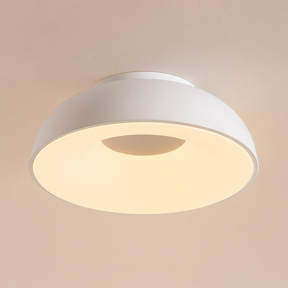 DECKENLEUCHTE Séline, Weiß, 40cm - Weiß, Metall (13/40/40cm) - KOSILUM