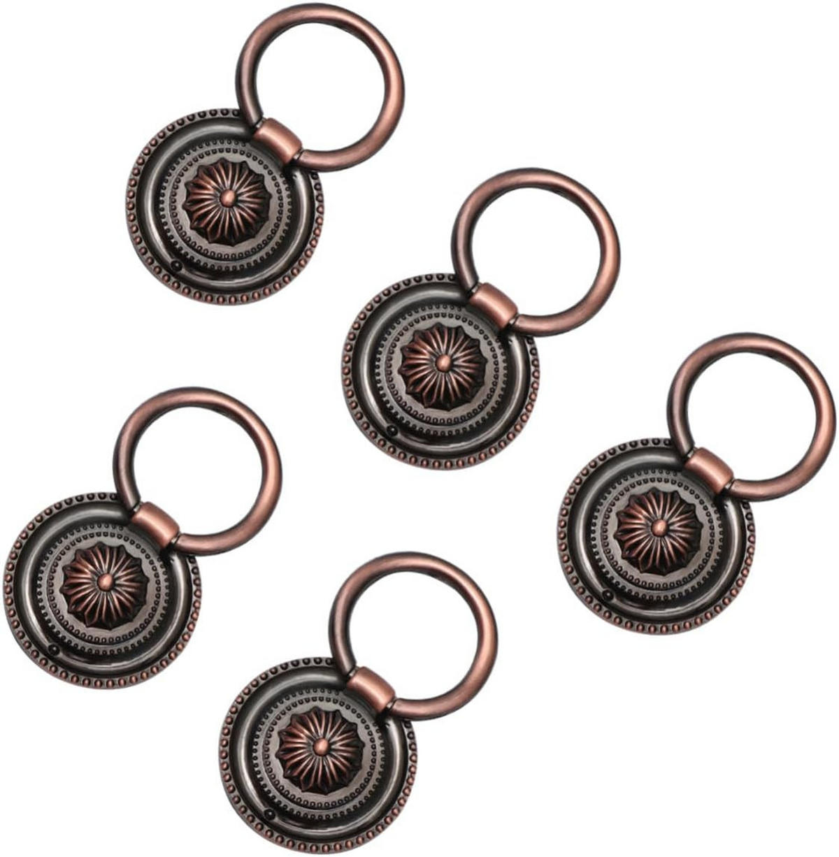MÖBELGRIFF Antik Messing 2er-Set - Orange, Metall (3.7/1/5.2cm)