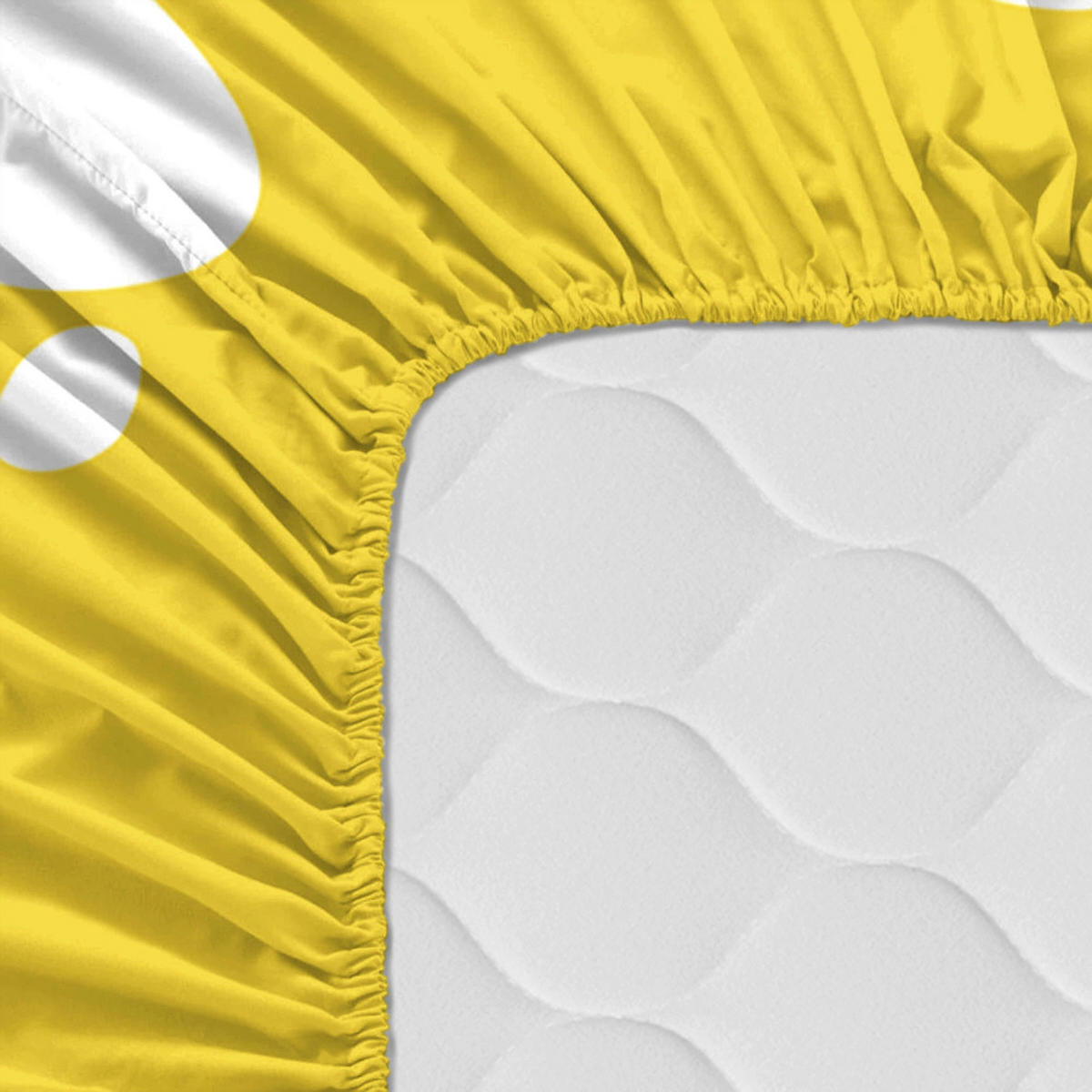 SPANNBETTTUCH dogs 90x200x32 cm mehrfarbig - Multicolor, Textil (90/200cm) - Happy Friday