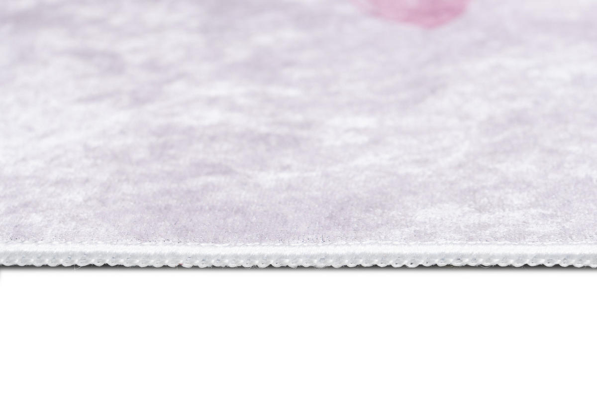 TEPPICH EMMA Rosa 140/200 cm - Rosa, Kunststoff (140/200cm) - Tapiso