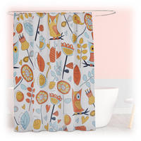 DUSCHVORHANG - Multicolor, Textil (180/0.1cm) - Relaxdays