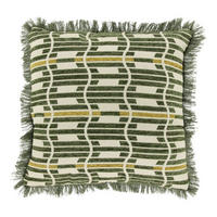 KISSEN Wess - Grün - 45/45/ cm - Grün, Textil (45/45cm) - Unique Living