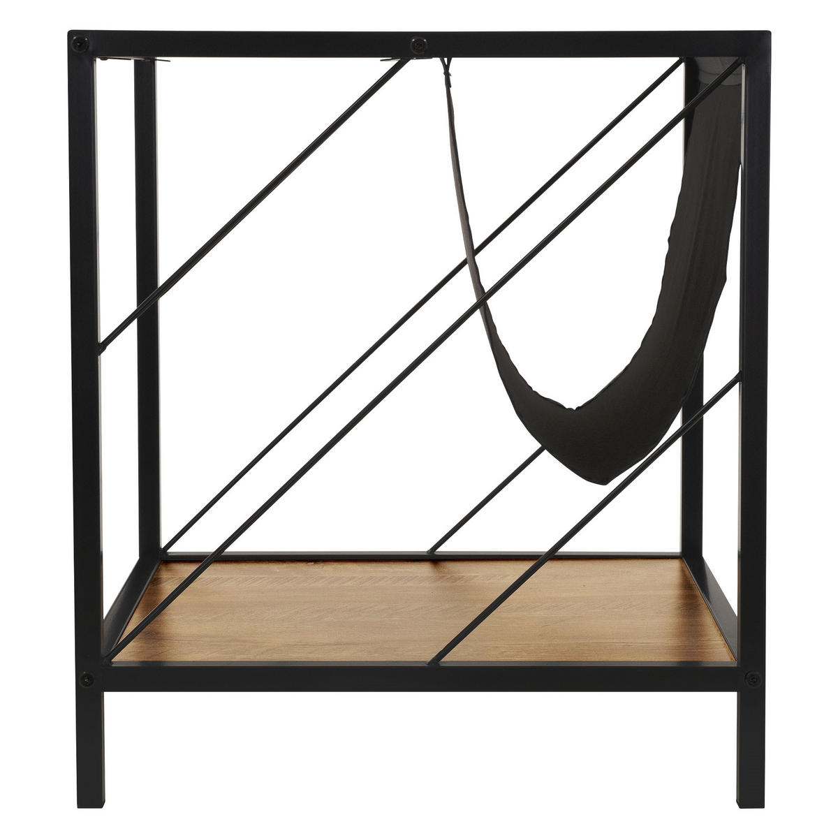 BEISTELLTISCH - Braun, Metall (43/48/54cm) - ML-DESIGN