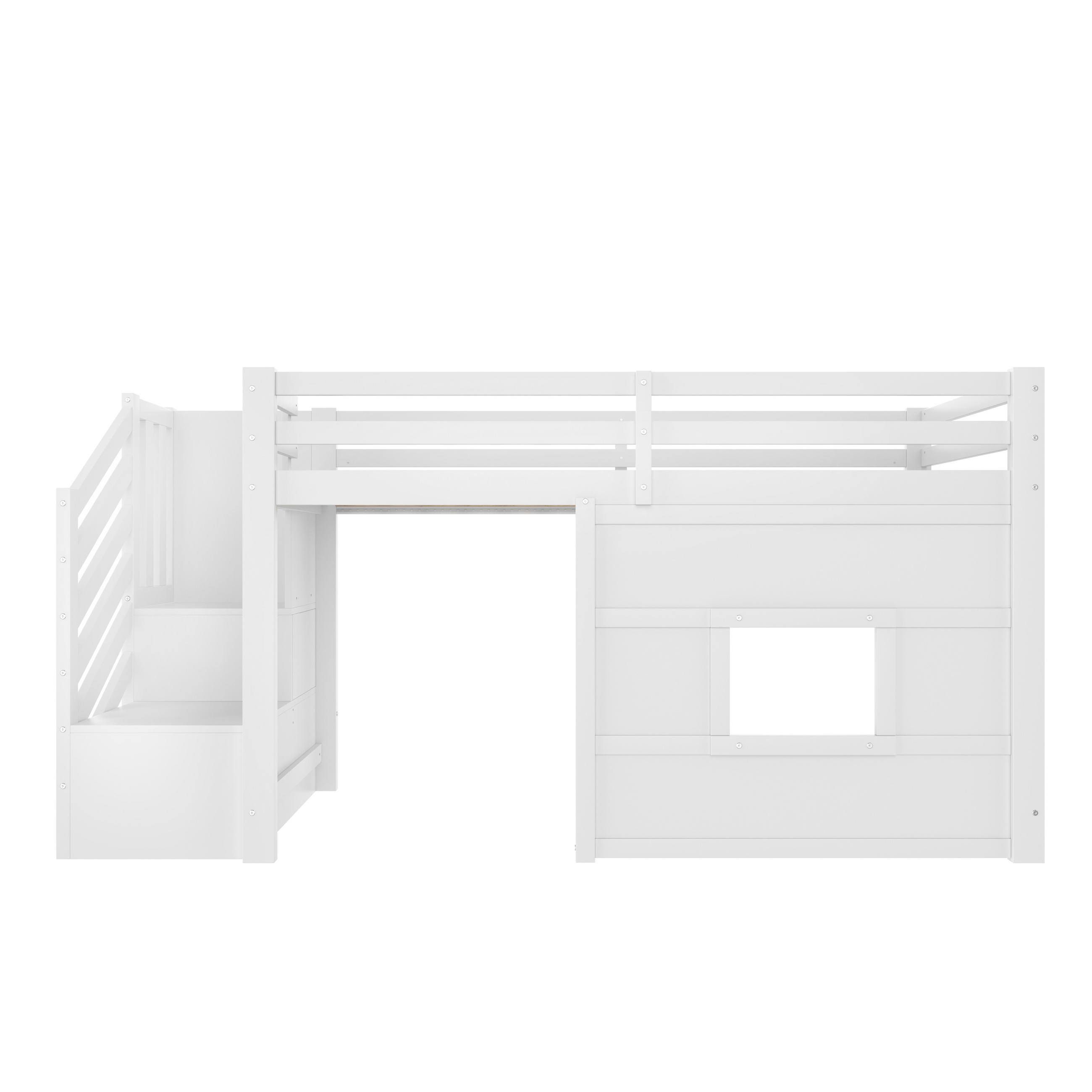 HOCHBETT 90/200 cm Weiß - Weiß, Holz/Holzwerkstoff - Raumix