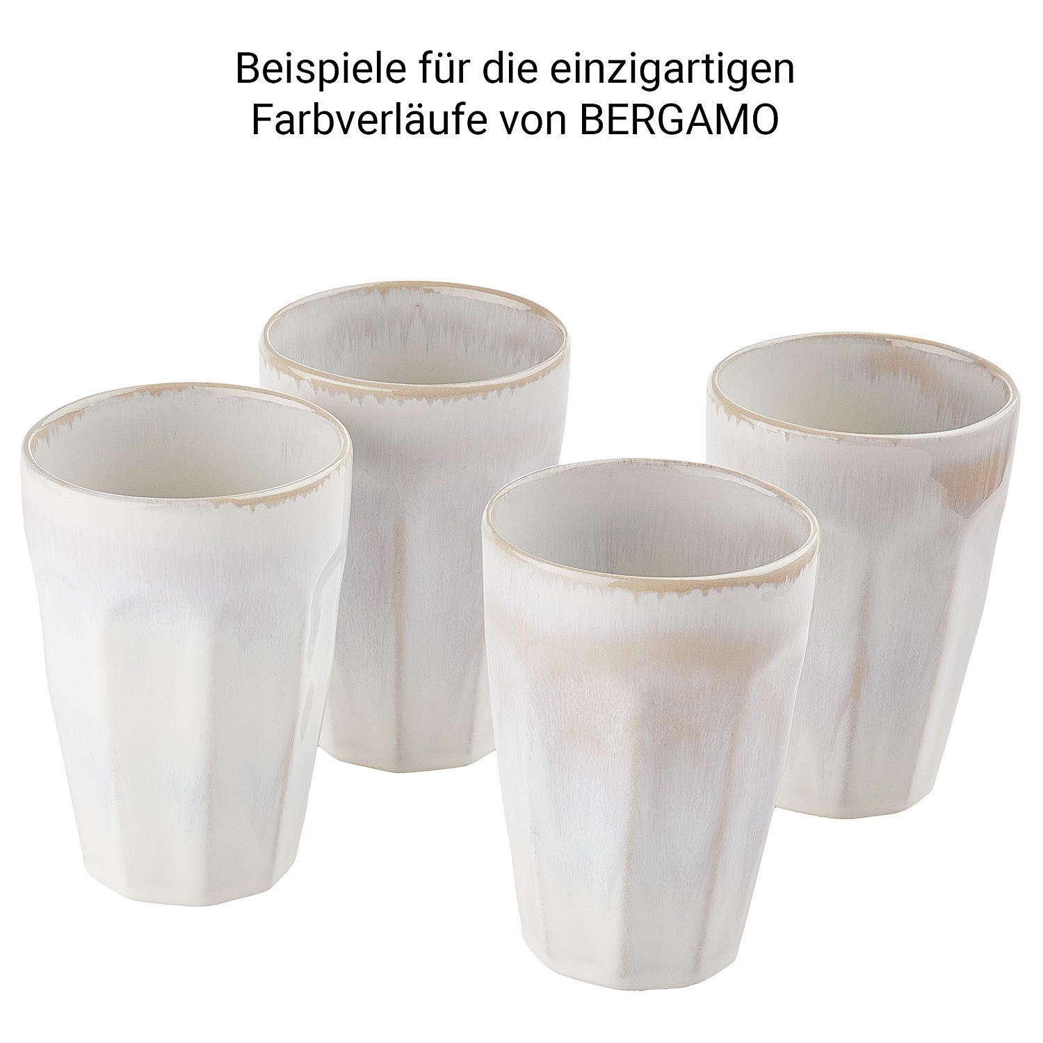 TASSE Bergamo - Weiß, Keramik (0.33L) - Butlers