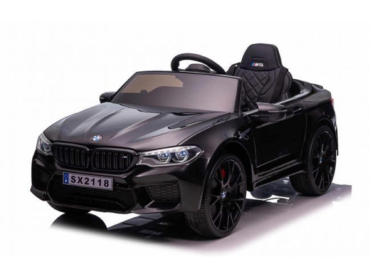 KINDER ELEKTROAUTO BMW M5 schwarz - Schwarz, Kunststoff (124/74/55cm) - TPFLiving