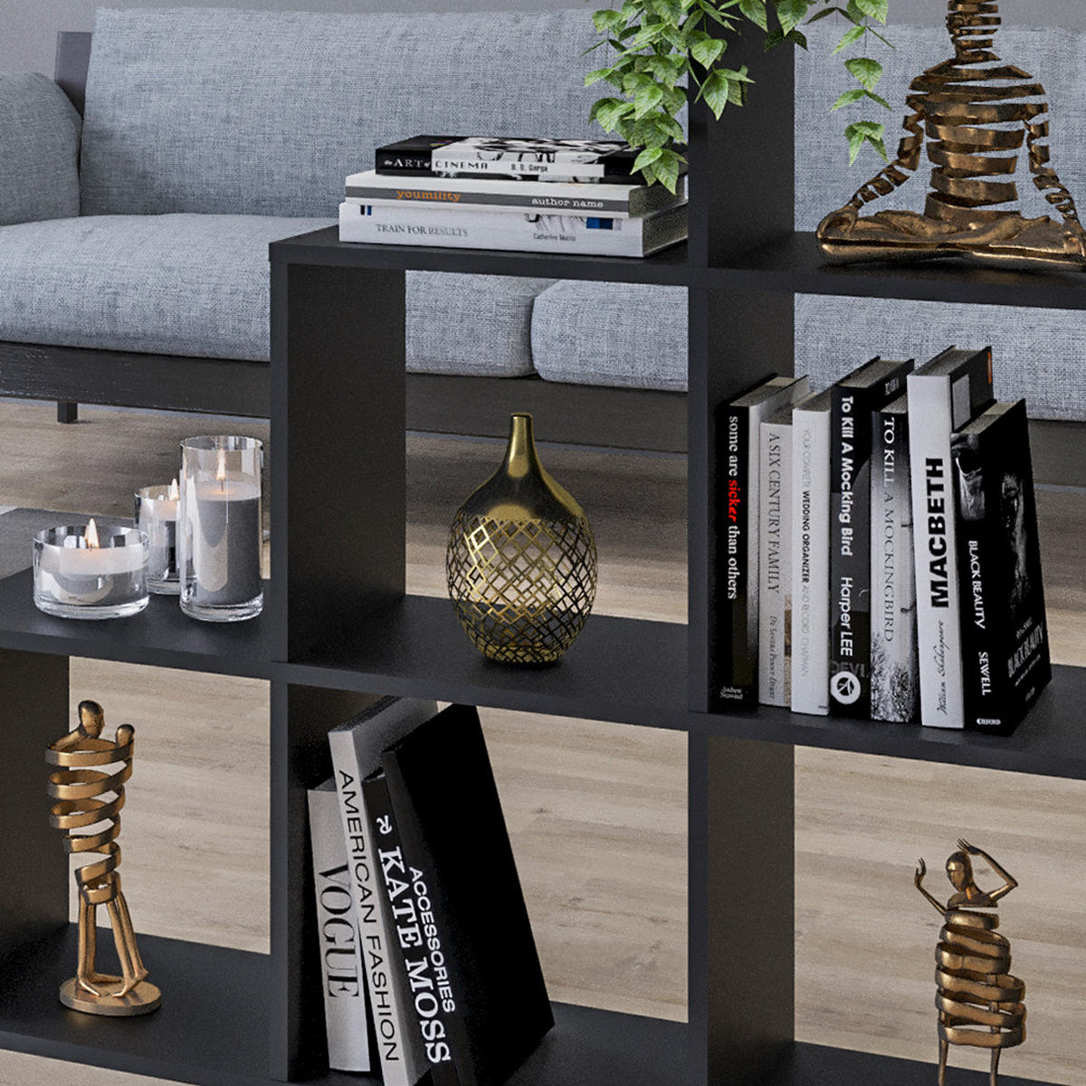 Schwarz, Holzwerkstoff (107.2/107.8/29cm) - Vicco