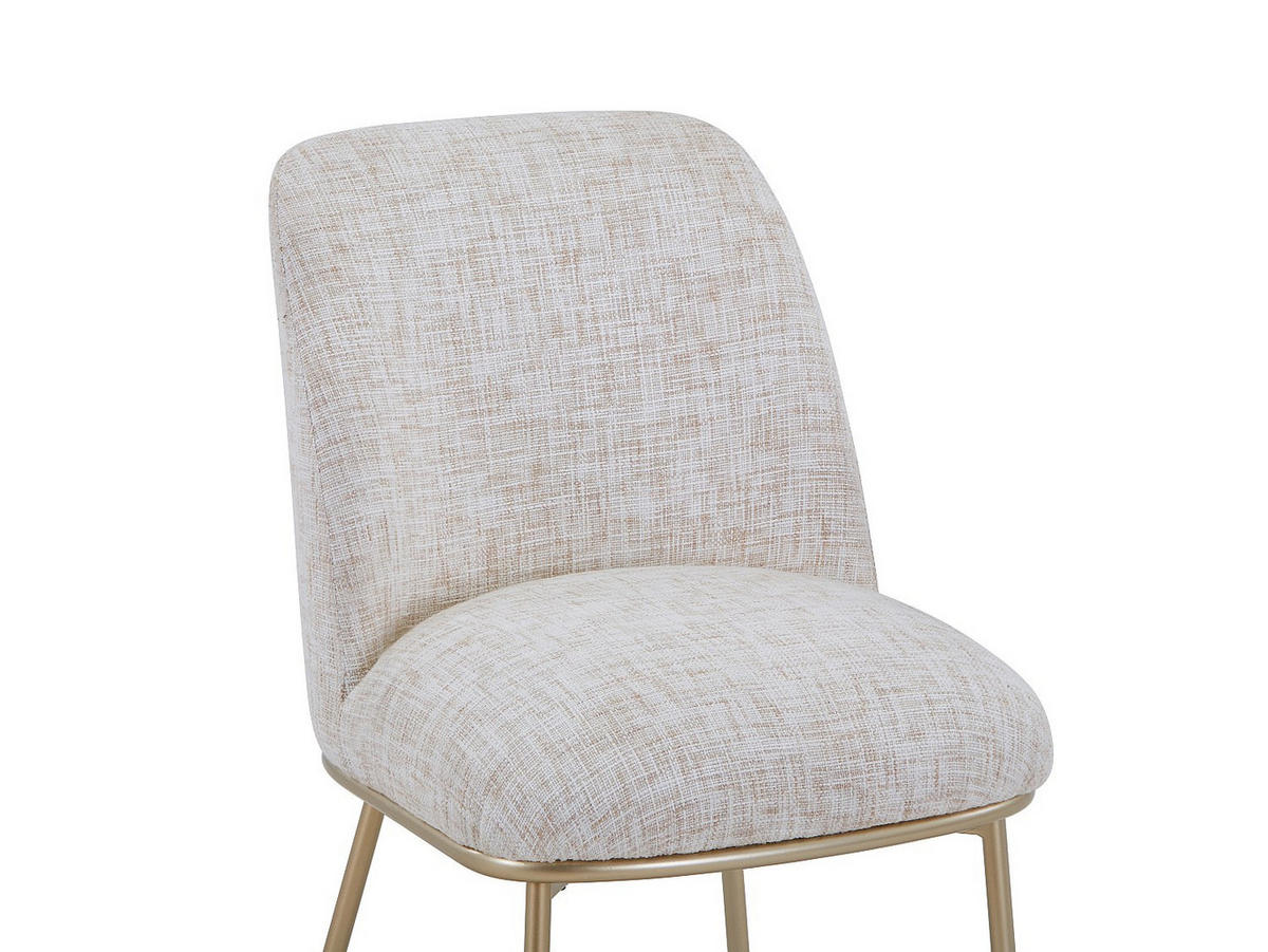 STUHL - 50cm x 61cm - Polyester - cremefarben - DYLORA - Creme, Textil (50/86.5/61cm) - Vente-Unique