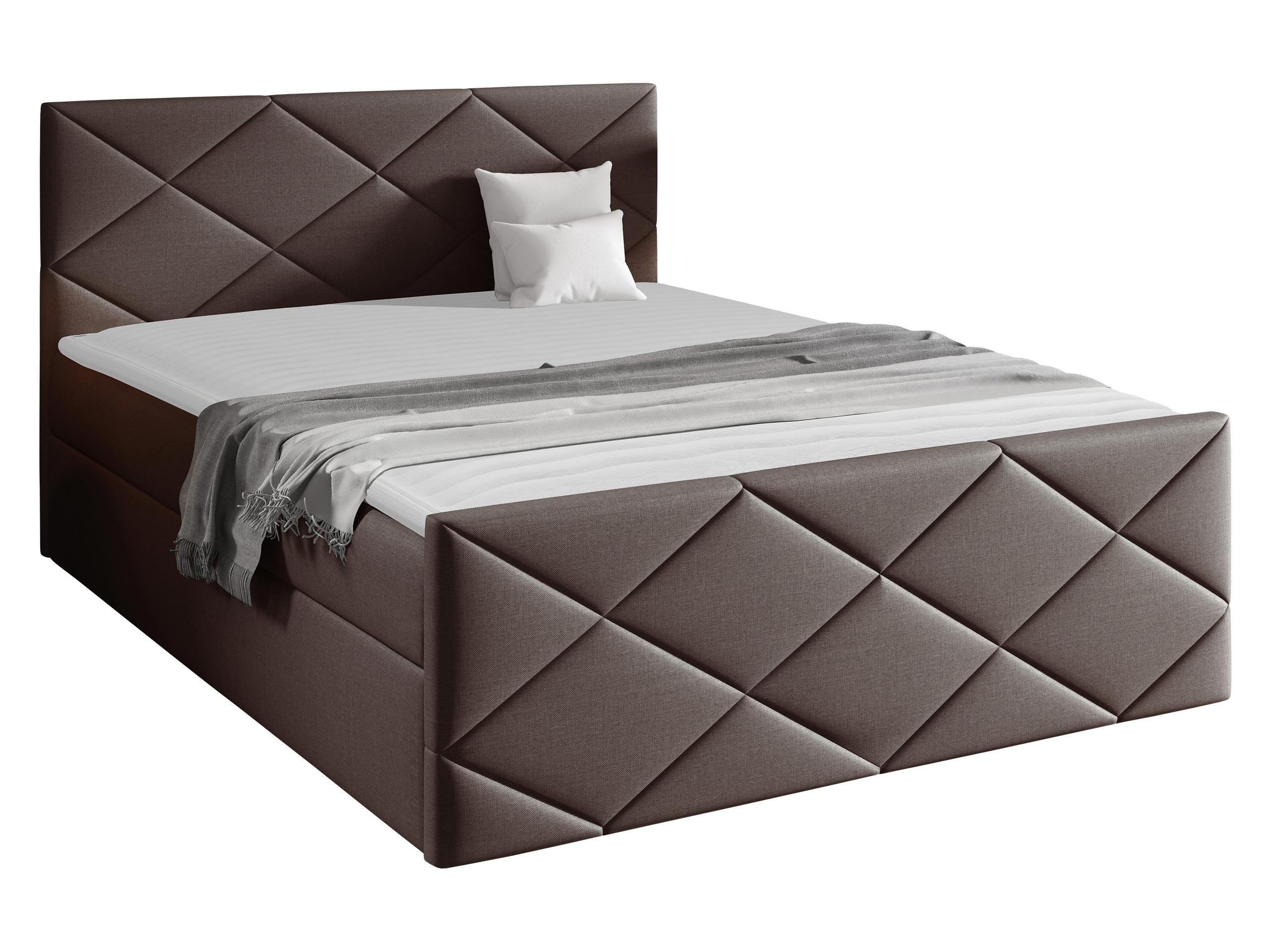 BOXBETT Herkules - Dunkelbraun, Holz (120/200cm) - MIRJAN24