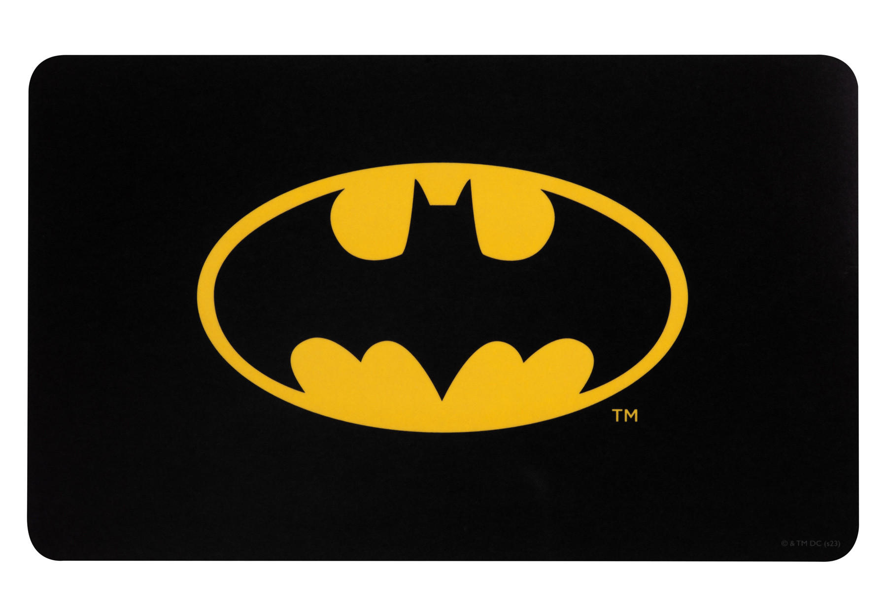 BRETTCHEN DC Comics Batman Logo Schwarz 14,5 x 23,5 cm - Multicolor, Kunststoff (14.5/23.5cm) - DC Comics