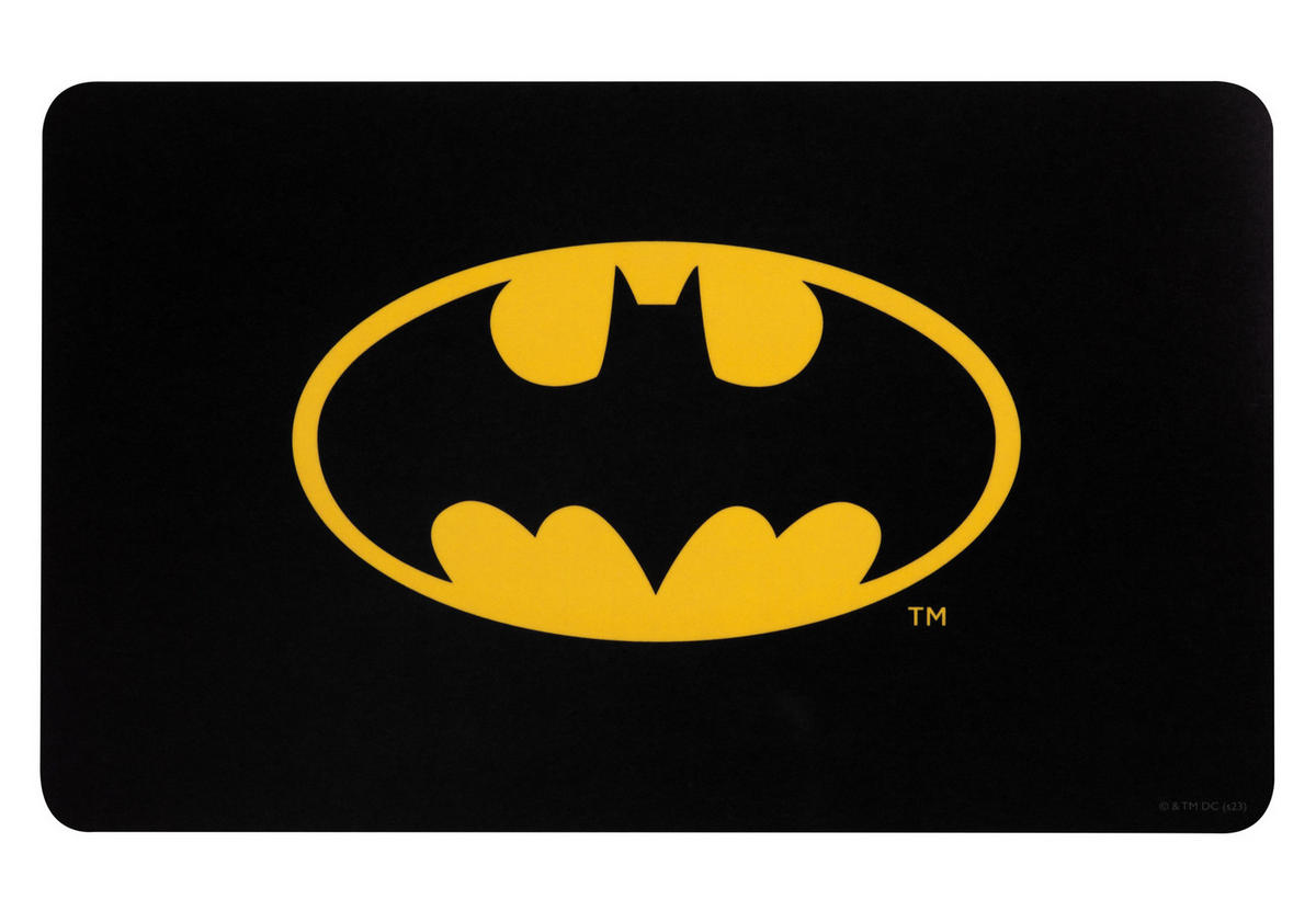 BRETTCHEN DC Comics Batman Logo Schwarz 14,5 x 23,5 cm - Multicolor, Kunststoff (14.5/23.5cm) - DC Comics