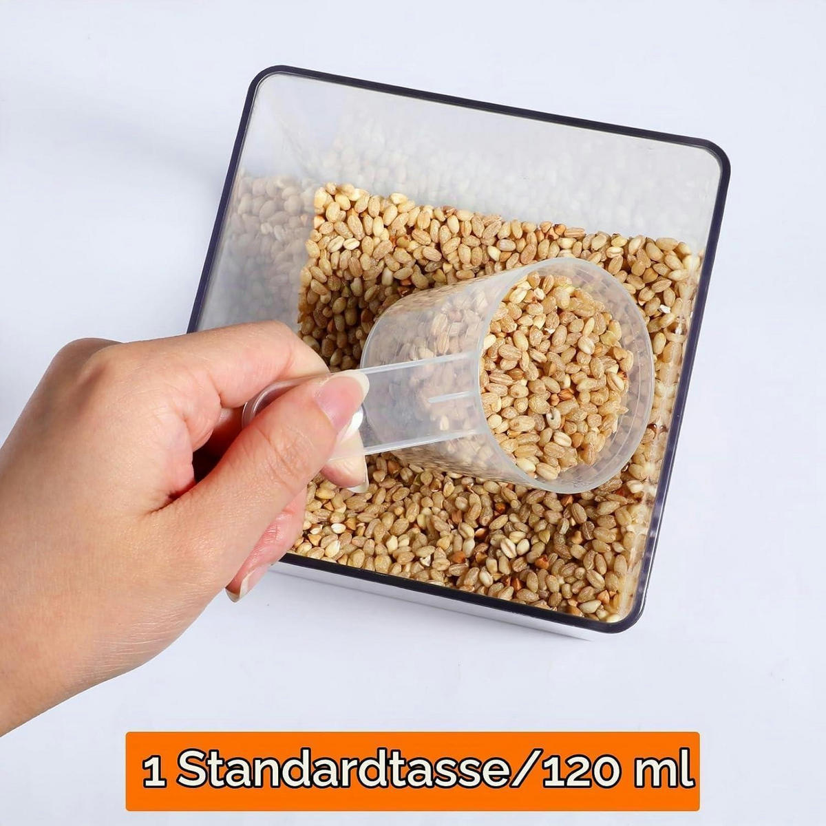MESSBECHER 2-teiliges Set 120 ml transparent - Transparent, Kunststoff (0.12L)