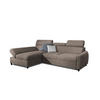 ECKSOFA Schlafsofa Anton Xs In Esito - Taupe, Holzwerkstoff/Textil (260/170cm) - Fun Möbel