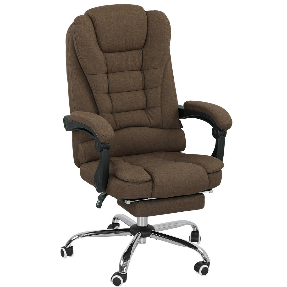 CHEFSESSEL DE-11759 65/70/110-118 cm Braun - Braun, Textil (65/118/70cm) - ComfortXL