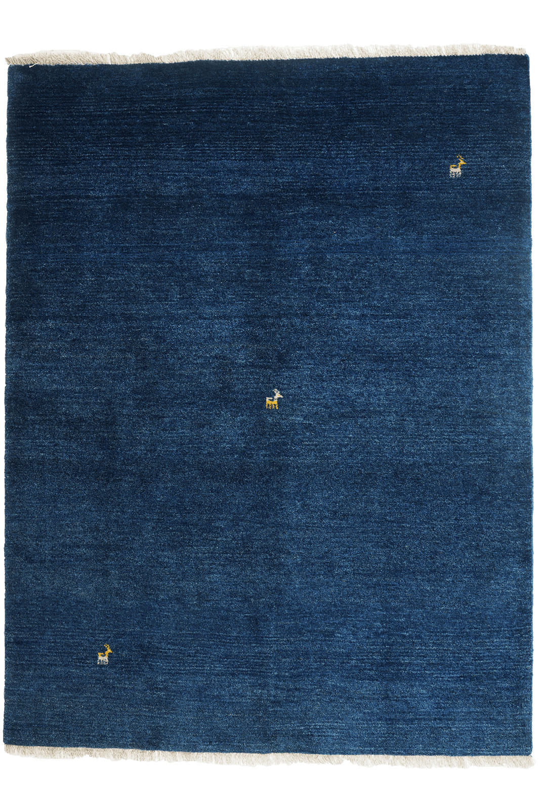 GABBEH-TEPPICH handgeknüpft Blau 200/152 cm Schurwolle - Blau, Textil (152/200cm) - Looma