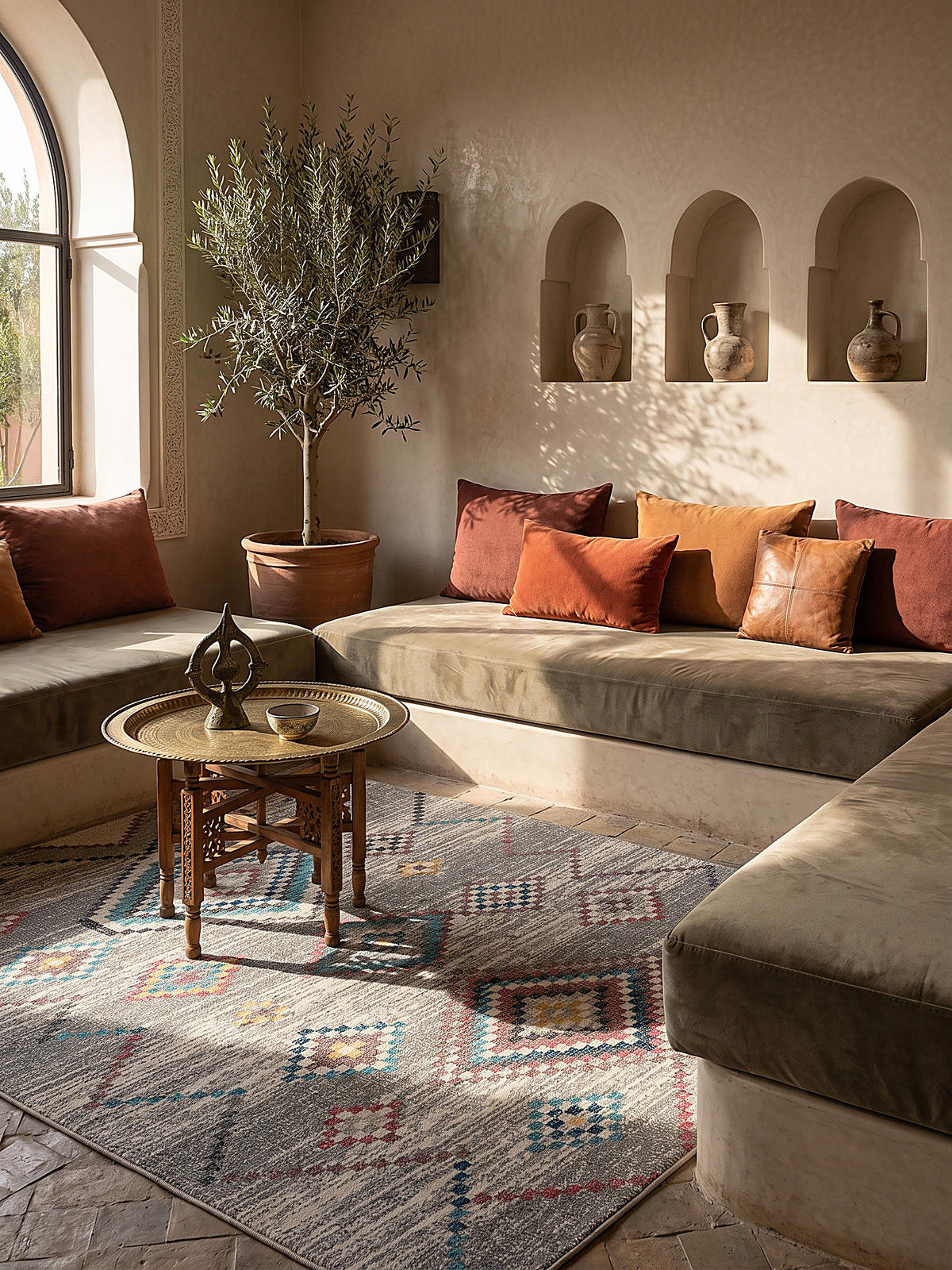 TEPPICH Outdoor Berber LIMMAT Polypropylen Creme 240 x 340 cm - Beige, Textil (240/340cm) - KADIMA DESIGN