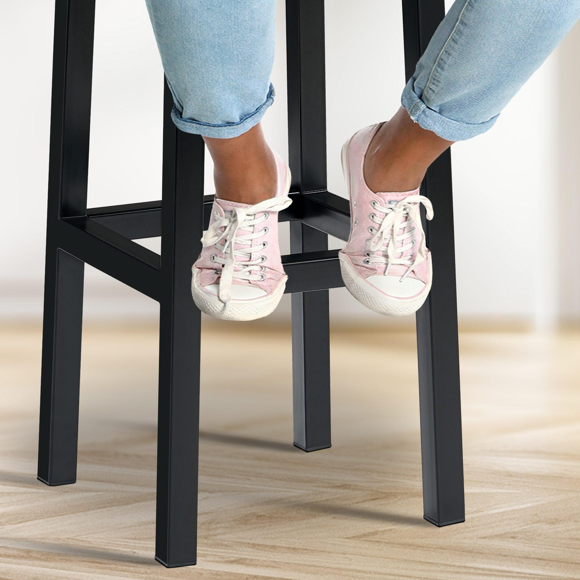 Thumbnail - CLP Barhocker, Grau, Textil, 37x78x37 cm, Esszimmer, Barmöbel, Barhocker