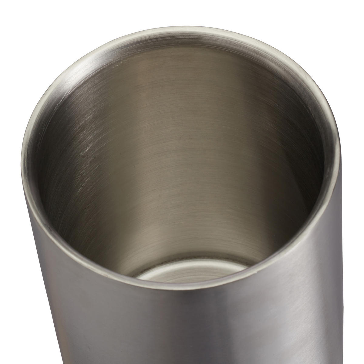 FLASCHENKÜHLER - Silberfarben, Metall (12/18cm) - Relaxdays