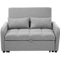 SCHLAFSESSEL 127/75/94 cm mit Liegefläche 110/180 cm – 3-fach verstellbar - Grau, Kunststoff (127/94/75cm) - BEAOK