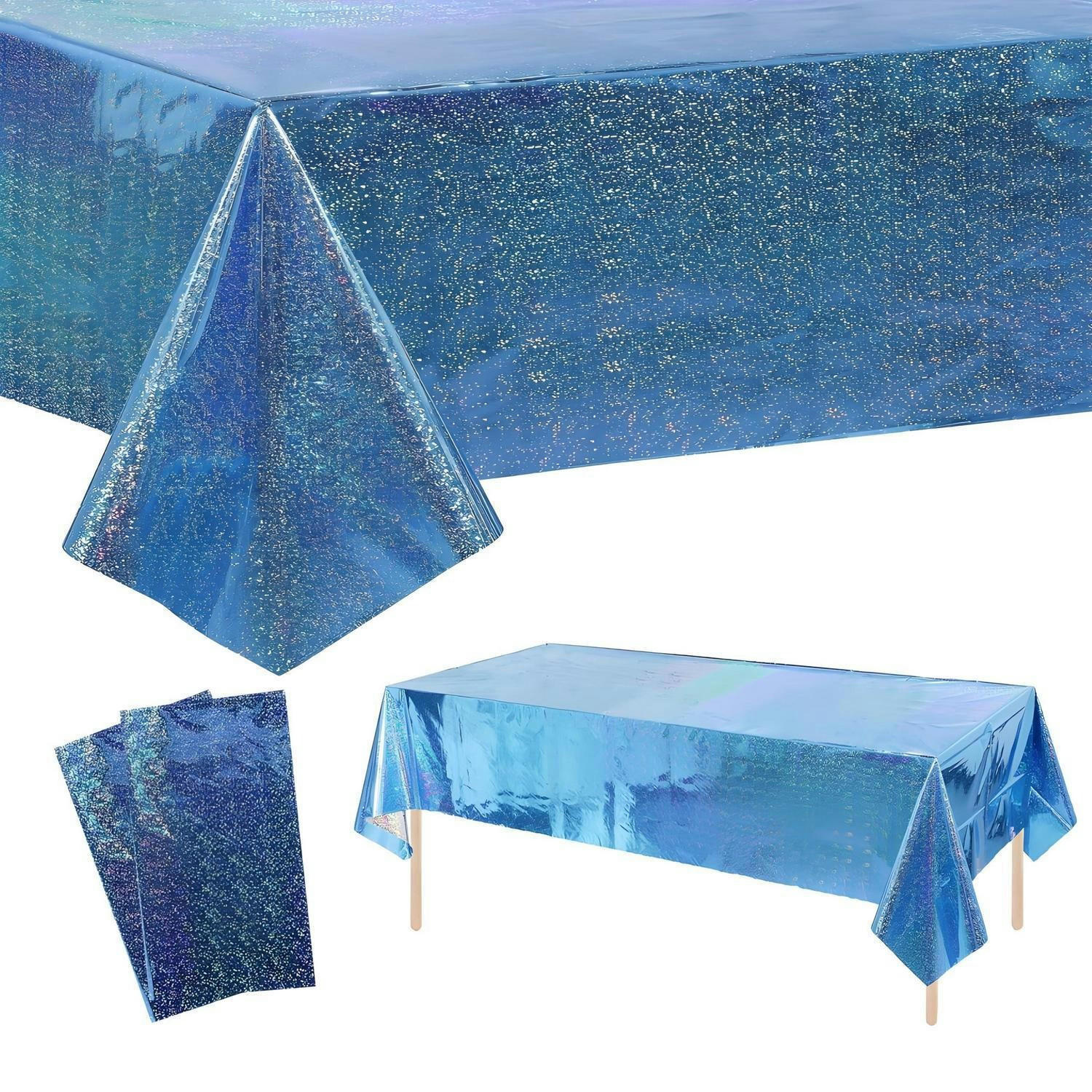 XXXLutz Tischdecke Blau 137x1.5x274 cm