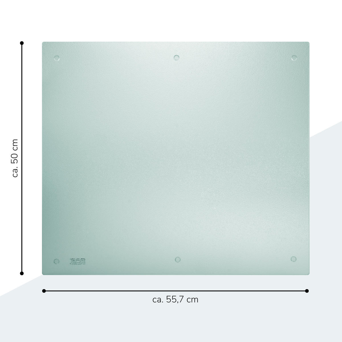 HERDABDECKPLATTE, transparent - Transparent, Glas (55.7/0.5/50cm) - bremermann