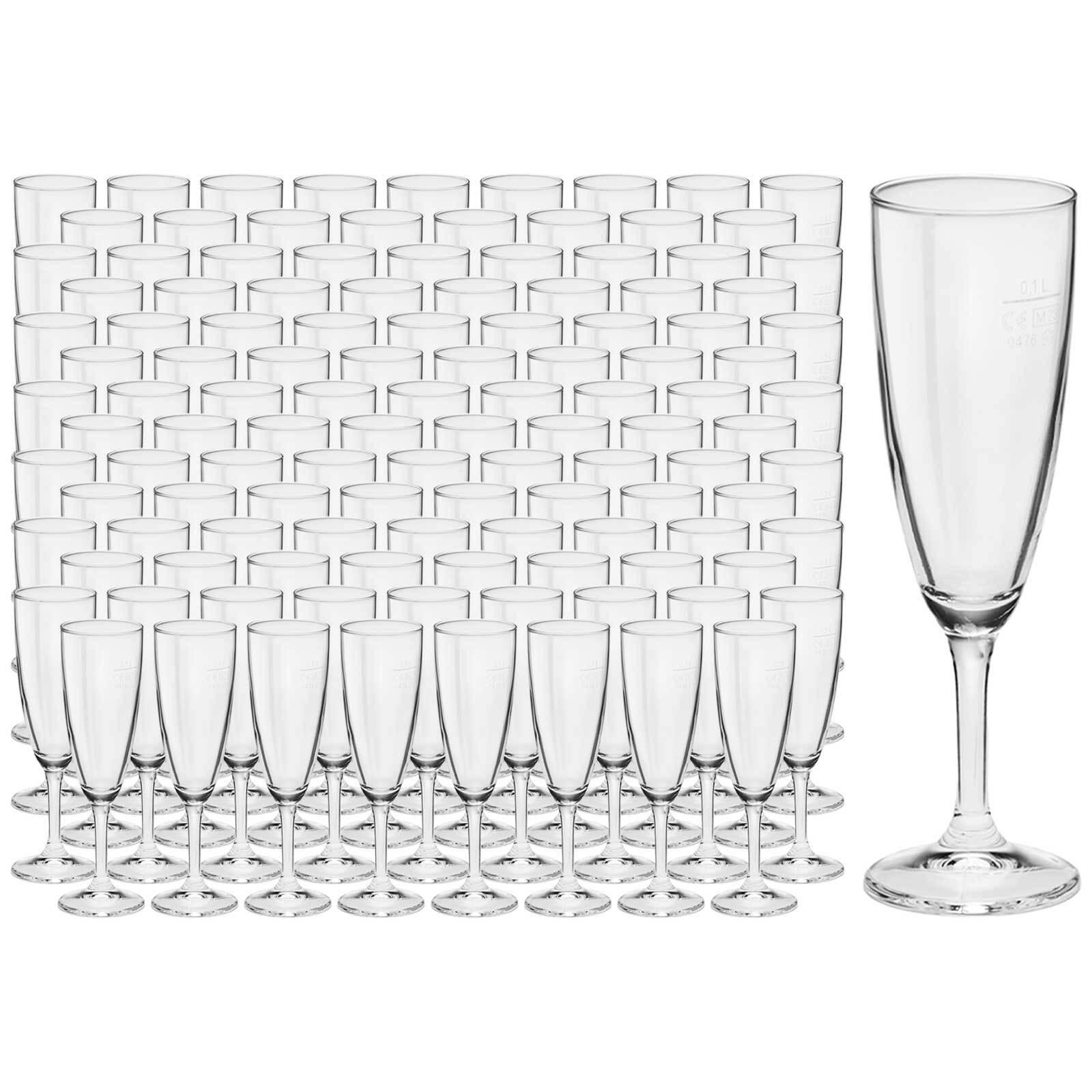 SEKTKELCHE GEEICHT Prosecco transparent 0,1 l 120er Set - Transparent, Glas (0.15L) - Bormioli Rocco