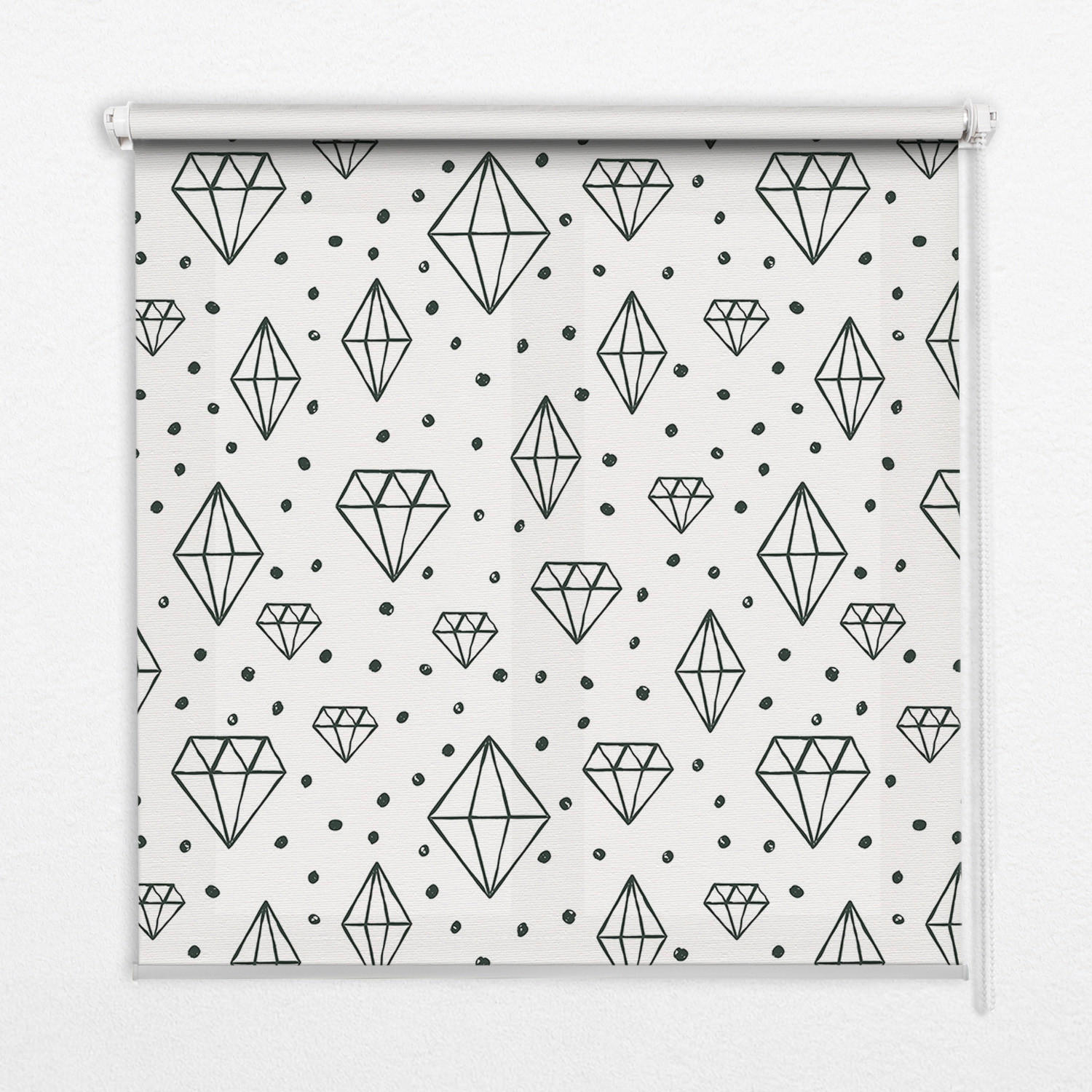 TULUP VNITŘNÍ roleta - okenní roleta - roleta - 90x140 cm - Tažené diamanty