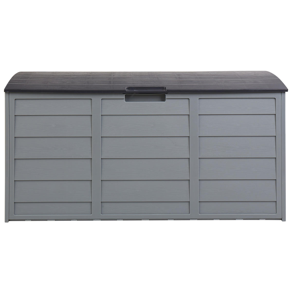 AUFBEWAHRUNGSBOX Beige Locarno - Beige/Grau, Kunststoff (112/53/50cm) - Beliani